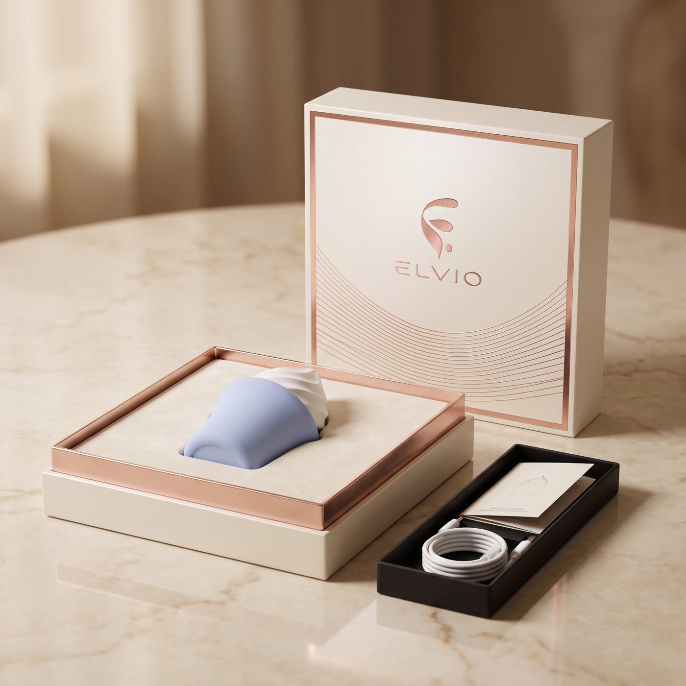 ELVIO Ice Cream with its packaging